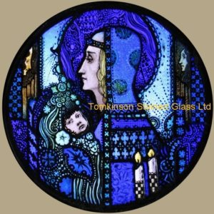 Victorian Stained Glass Image
