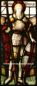 St George stained glass