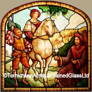 hand painted stained glass