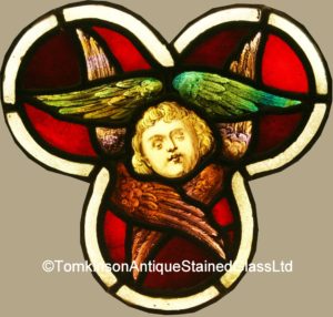 Seraphim Angels stained glass