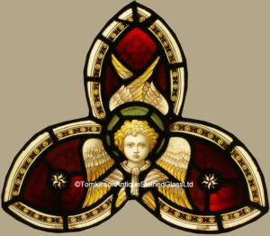 Seraphim Angels stained glass