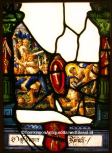 St George stained glass