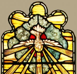 Dove of Peace stained glass