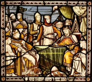 Magna Carta stained glass window