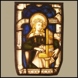 Saint Cecilia Stained Glass