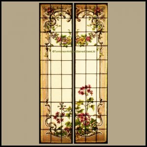 Antique French Stained Glass Windows