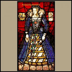 Mary Queen of Scots stained glass