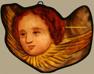 Antique Angel Stained Glass