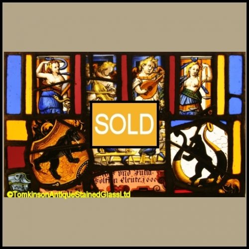 17th Century Swiss Stained Glass Window