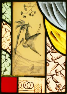 Antique Stained Glass Panels