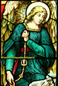 Pre Raphaelite Angels Stained Glass