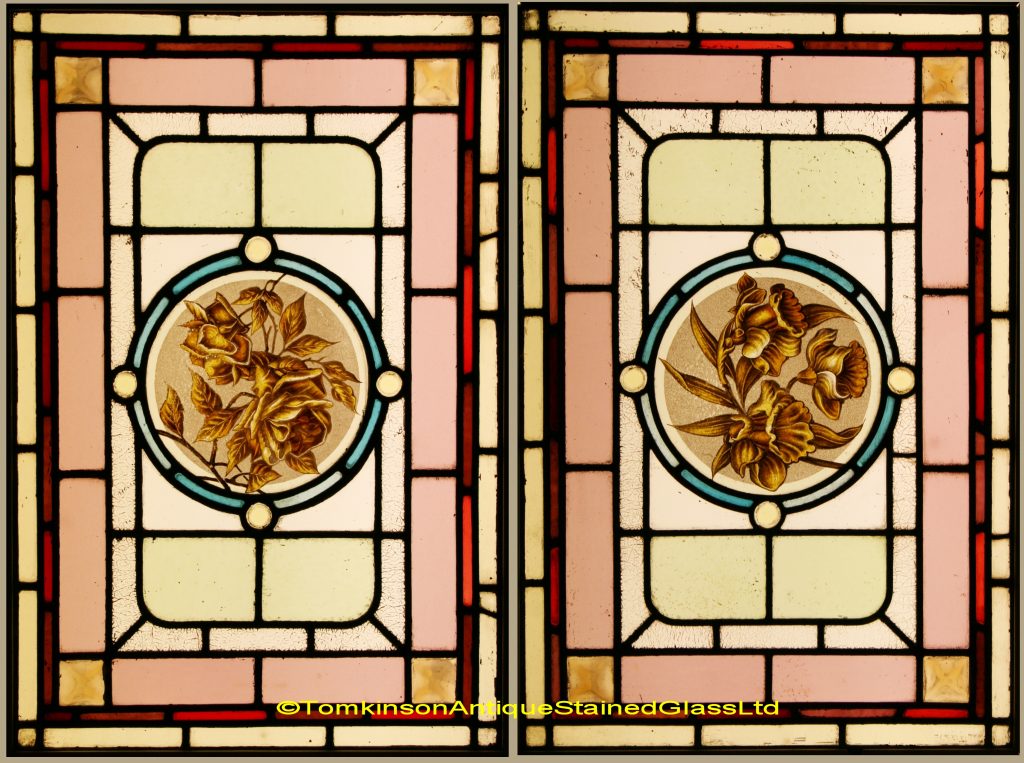 Antique Edwardian Stained Glass Windows Tomkinson Stained Glass