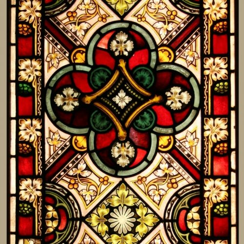 Ref: Vic627 - Victorian Stained Glass Windows - Gothic Lancet Windows ...