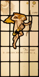 Cupid Stained Glass Window